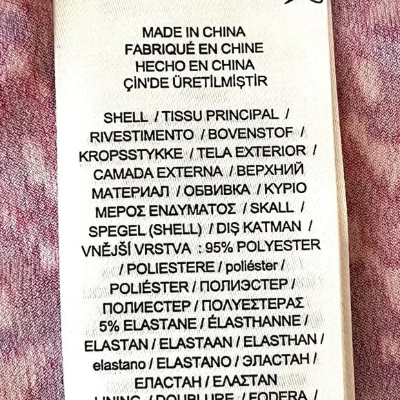 LAUREN Ralph Lauren Women Ruffle Dress Sz 10 Fuchsia Multi Geo High Low Hem NWT - Picture 10 of 14